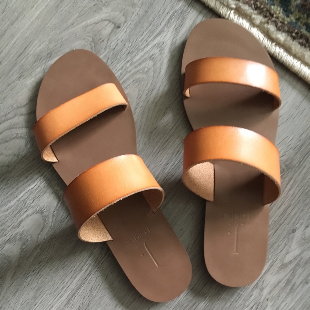 J. Crew Factory slide sandals in 8, NWOT